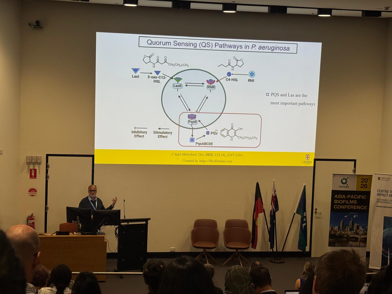 Professor Naresh Delivers Engaging Talk at Asia-Pacific Biofilms 2026