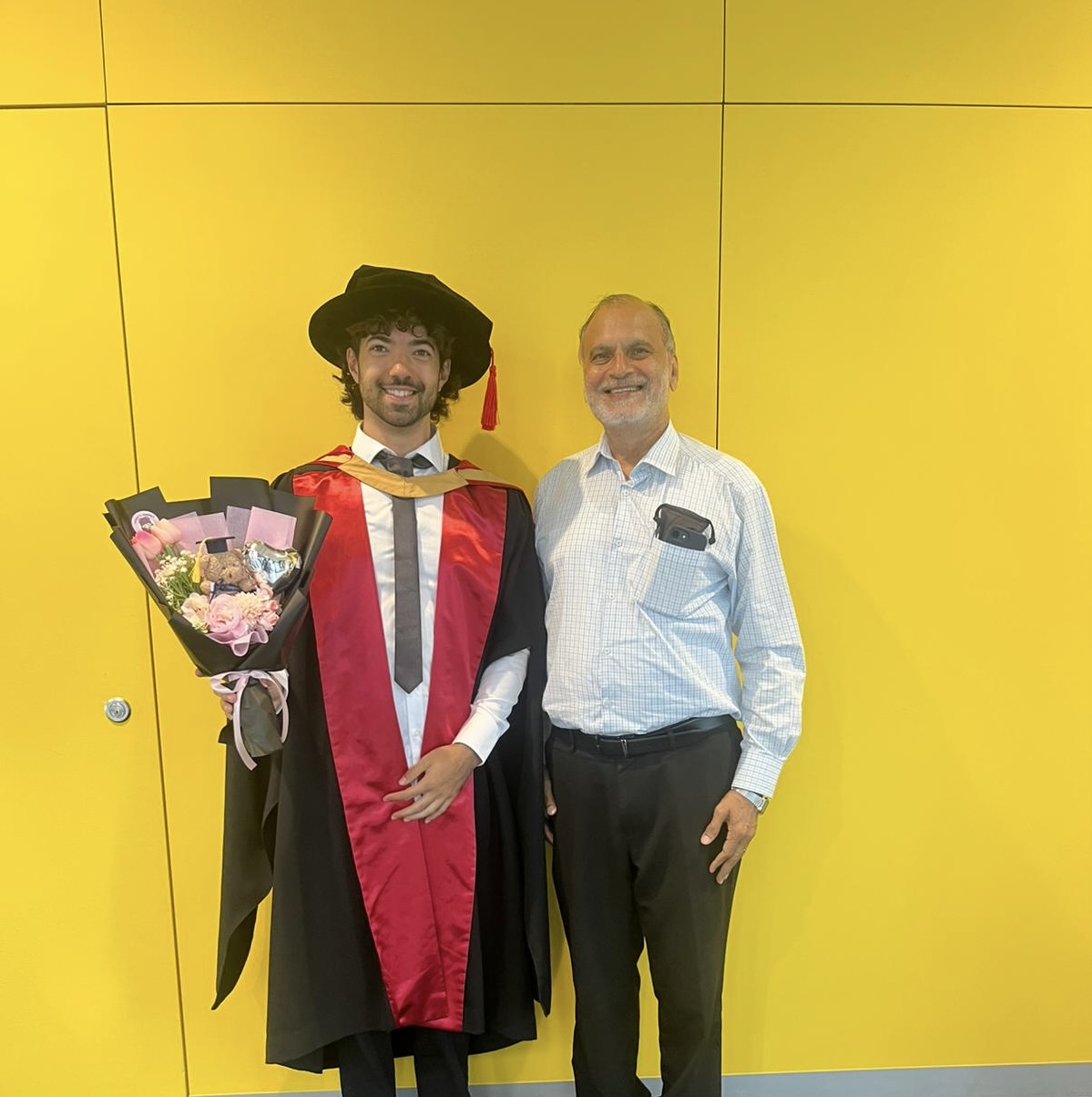 Dr. Valerio Falasca with Professor Naresh Kumar